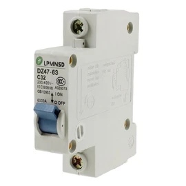 uxcell AC 230V 400V 32A Dz47-63 C32 1 Pole Mcb Miniature Circuit Breaker 6000A Rated Circuit Breaking Capacity