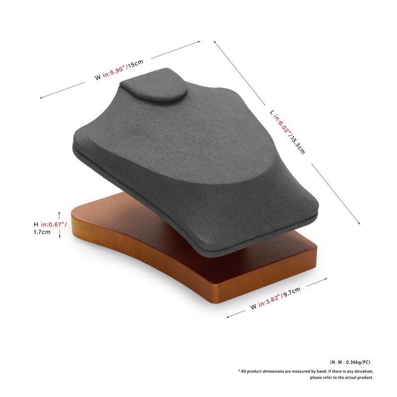 Woodten Necklace Holder Wooden Jewelry Stand Necklace Stand Necklace Display