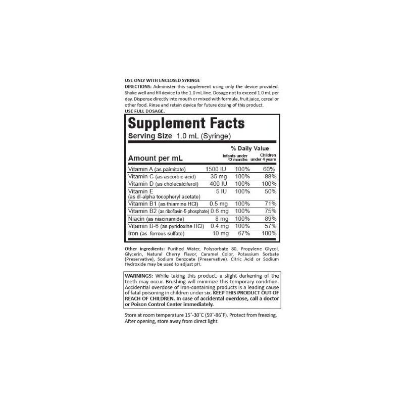 Pedia Poly-Vite with Iron 50 mL