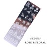 5pcs Flower Flower Lace Butterfly Stamping Plate Nail Stamp Nail