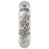 Toy Machine Skateboard Deck Willard City White 8.38" x 32"
