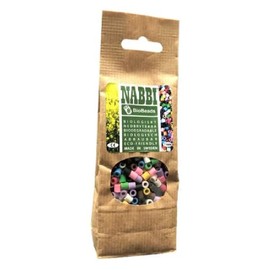 NABBI BioBeads 1000 Pack for Pegboards Ironing Fuse Melting Beads Biodegradable (Assorted Mix)