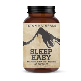 Teton Naturals Sleep Easy Supplements 60 Capsules