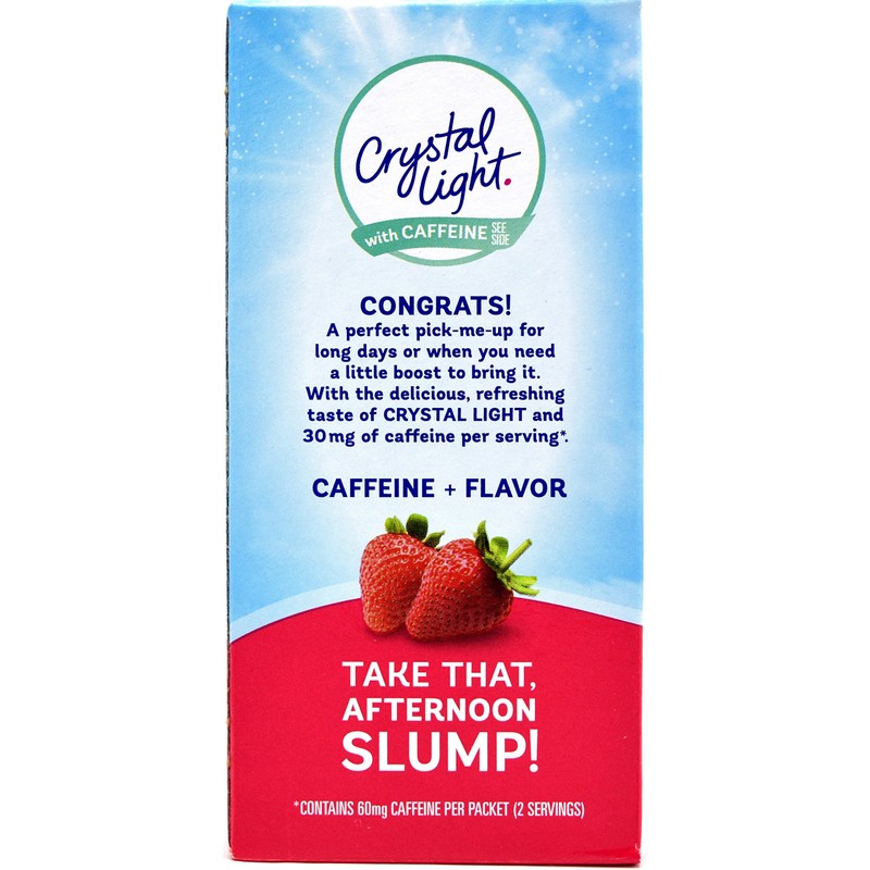 Crystal Light On The Go Wild Strawberry With Caffeine Drink