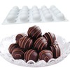 3D Silicone Sphere Molds,Sphere Chocolate Cookie Round Ball Mold