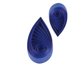 Quilling Paper Strips Set 3/8inch Coil Paper Art Rolled Paper Filigree-Solid Color Quilling Strips 10mm for Weaving Projects Moravian Stars, German Stars and Froebel Stars (Royal Blue)