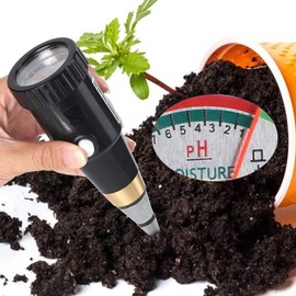 Professional Soil PH Tester Hygrometer, Moisture Meter for Vineyards, Greenhouses, Gardens