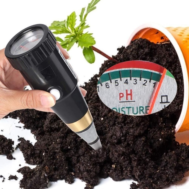 Professional Soil PH Tester Hygrometer, Moisture Meter for Vineyards, Greenhouses,