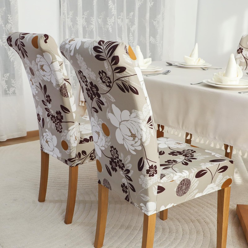 FORCHEER Dining Chair Cover for Dining Room Set 4 Pack
