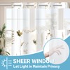 WITHLOC No Hook Shower Curtain with Snap in Liner -