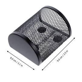 Alipis 2Pcs Magnetic Hanging Basket No Punch Kitchen Storage Organizer for Refrigerator Living Room and Cabinets Elegant Hollow Design for Items and Tools