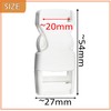 AERZETIX - 14er-Pack Schnallen, Schnellverschluss-Clips für Rucksäcke - 20 mm