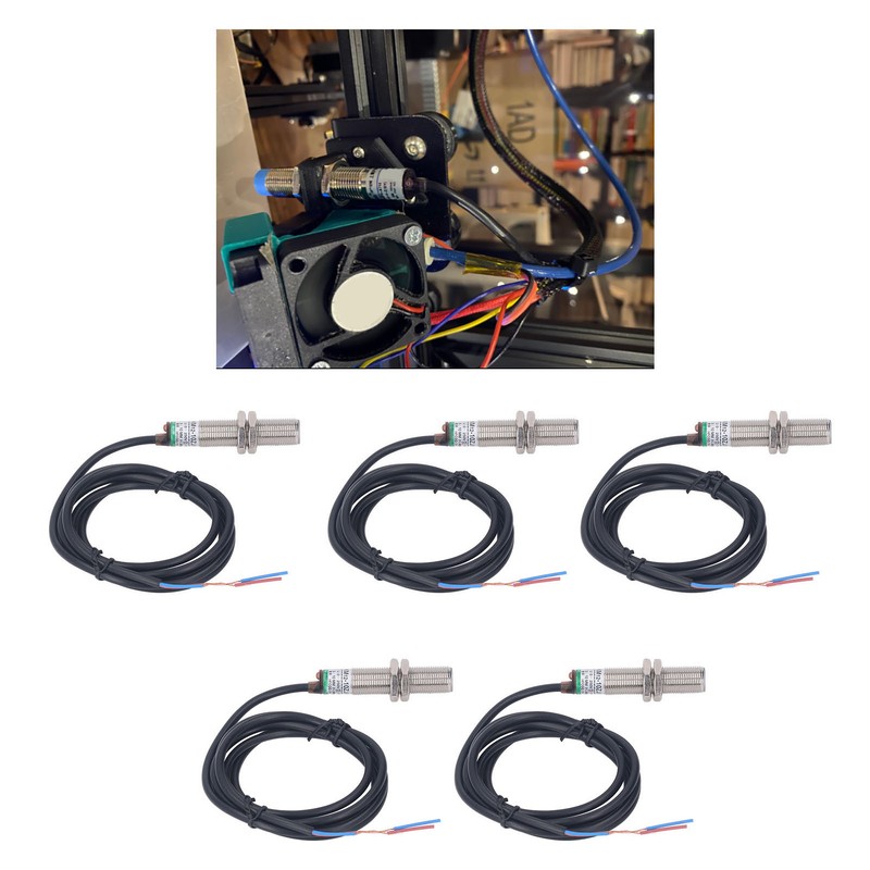 5Pcs Proximity Switch IP65 Waterproof Non Contact 2 Wire Normally
