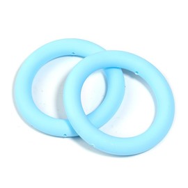 【B170】 Beads for DIY Projects: 15mm Round, Mixed Color, 30Qty PRINT, 50Qty SOLID Silicone Beads - B170:_YM695009 (5PCS)