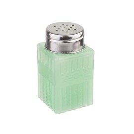 Jadeite Glass Collection (TM) Salt & Pepper Shaker with Metal Top, 2-Ounce