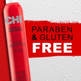 CHI Enviro 54 Hairspray, Firm Hold, Lightweight Spray Finishes & Secures Hairstyles, Sulfate, Paraben & Gluten-Free, 10 Oz
