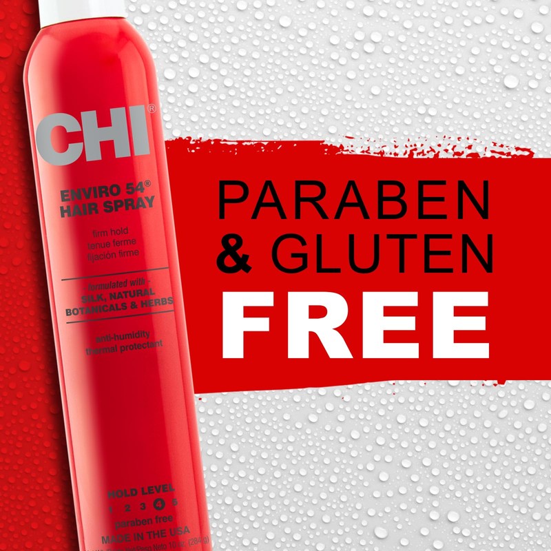 CHI Enviro 54 Hairspray, Firm Hold, Lightweight Spray Finishes &