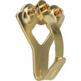 OOK NEW OOK 53102 Steel Tremor Picture Hanger with Blue Nails, Brass Plated, 75 Lb