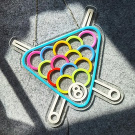 ASIUXIRS 14x14 Inch Table Tennis Neon Signs Art Wall Lights for Beer Bar Club Bedroom Hotel Pub Cafe Wedding Birthday Party Gifts