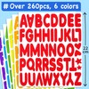 Felt Alphabet Stickers Large, for Kids Ages 3-5 – 260+