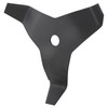 Black Weed Wacker Blades 3 Teeth Carbon Steel Brush Cutter