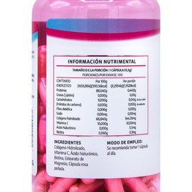 Anahuac | Fiore Femme | Colágeno Biotina| Ácido Hialurónico | 100 Cápsulas | Suplemento Alimenticio