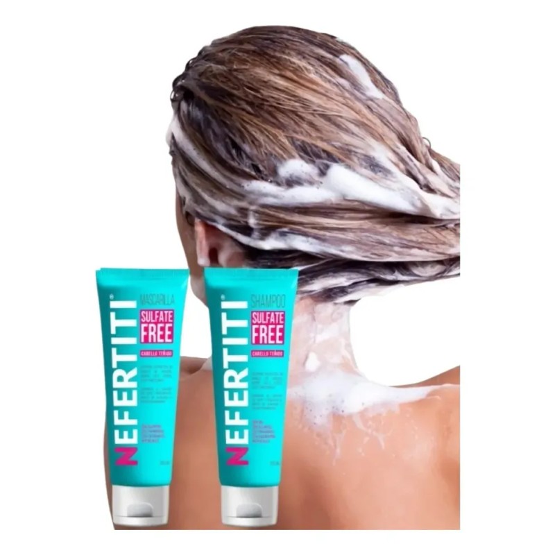 Nefertiti Shampoo Y Mascarilla Sulfate Free Cabello Dañado