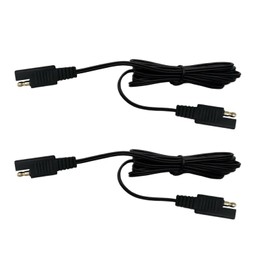 2PCS UpBright 6ft DC Power Cable Connector Extension Cord Compatible with Deltran Battery Ten-der& Jr Battery Charging and Maintaining Maintainer 021-0123 Ten-der Junior Plus 2, 4, 5, or 10 Bank Units