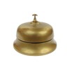 Treasure Gurus Huge Solid Brass Hotel Counter Service Desk Bell
