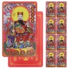 Garneck 10pcs Tai Sui Amulets Cards for Luck Wealth and