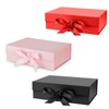 Gift Box with Lid, Square Gift Box with Foldable with