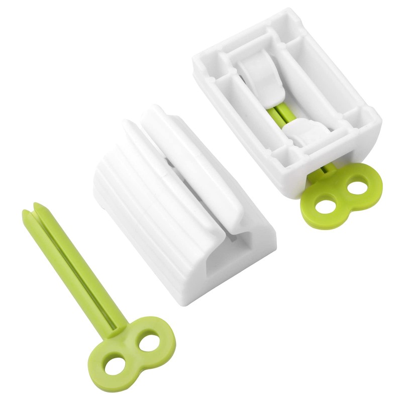 2pcs Rolling Tube Toothpaste Squeezer Toothpaste Seat Holder Stand for