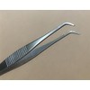 1 Set(2PCS)10cm/3.9'' Professional Stainless Steel Medical Dental Forceps Tweezers-Multifunction Straight