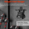 KOMOHOM Backpack Blower Rack Wall Mount with Rubber Coating，100lb Weight
