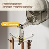 Sea Team 360° Rotatable Utensil Hooks - Reusable Suction Cup