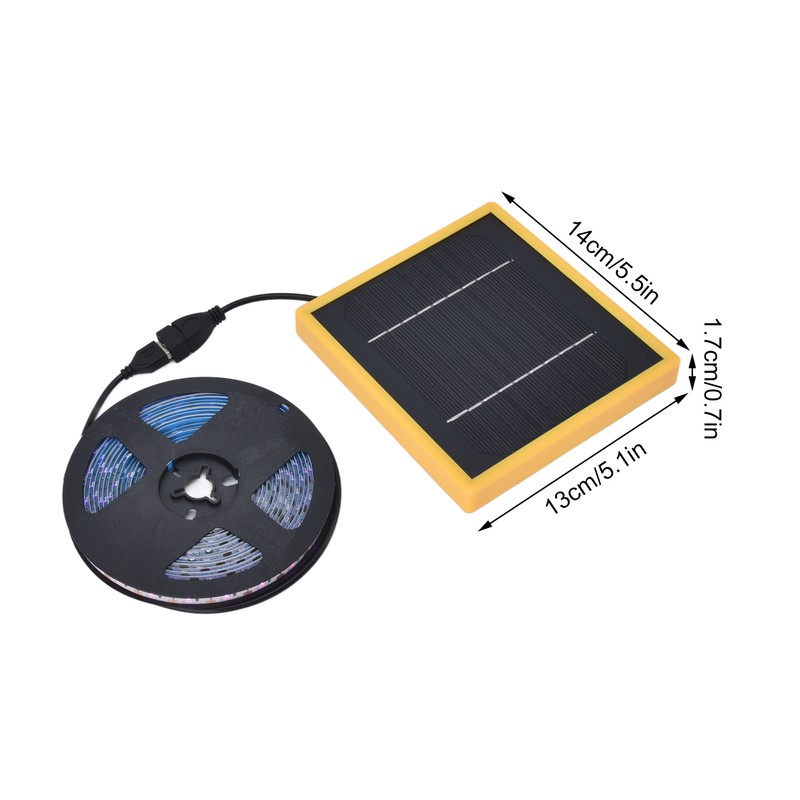 Solar Plant Grow Light Strip Solar Power Full Spectrum 5W