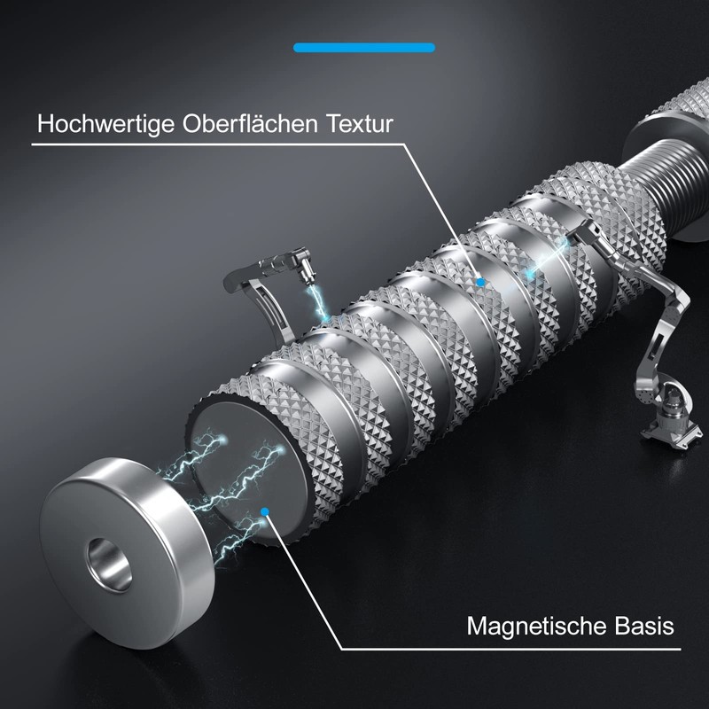 Graphics Card GPU Holder, Height-Adjustable GPU Support with Magnet and