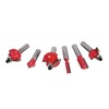 12pcs 8mm Shank Cemented Carbide Router Bit Woodworking Cutter Bit