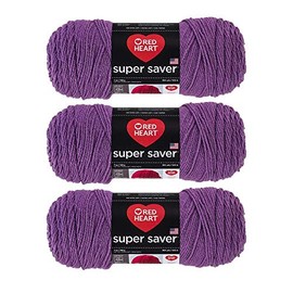 Red Heart Super Saver Yarn-Medium Purple