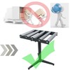 HQHAOTWU 5 Rolls Adjustable Conveyor Roller Table Height Adjustable Heavy-Duty