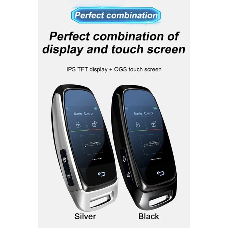 BCSMMCAR Touch Screen Display Digital Car Remote Smart Key LCD