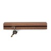 Buchenbusch urban design Key Rack Walnut, Felt Insert Coffee Brown