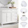 OctinPris 4X White Door Knob Cabinet Retro Round Ceramic Drawer