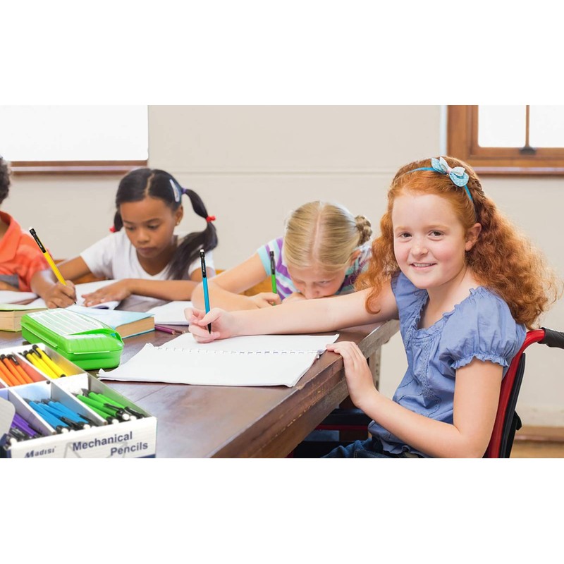 Madisi Mechanical Pencil, 0.7mm Medium Point, HB #2 Lead, Assorted