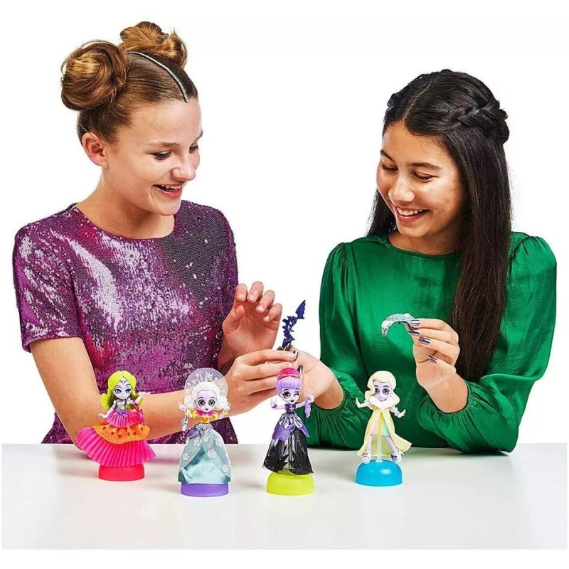 Capsule Chix Ultimix 4 Pack, 4.5 inch Small Doll with