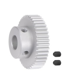 Kozelo Mod 1 Step Spur Gear Pinion Gear 40 Teeth - [ 10mm Aperture x 10mm Height], Suitable for RC Cars, Aluminum Alloy
