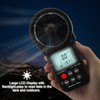LYCEBELL Digital Wind Gauge, LC-100-WM Digital Anemometer Handheld Wind Meter