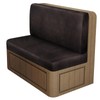 Leather Look RV Dinette Cushion Covers, Stretch Camper Cushion Slipcovers