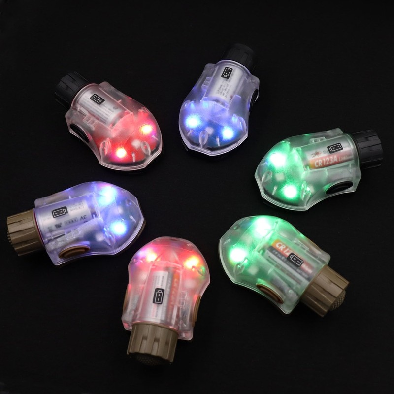 Tactical IR Strobe Helmet Light Military Identification Light with LED