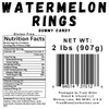 Watermelon Gummy Rings Candy, Bulk, 2 Pounds